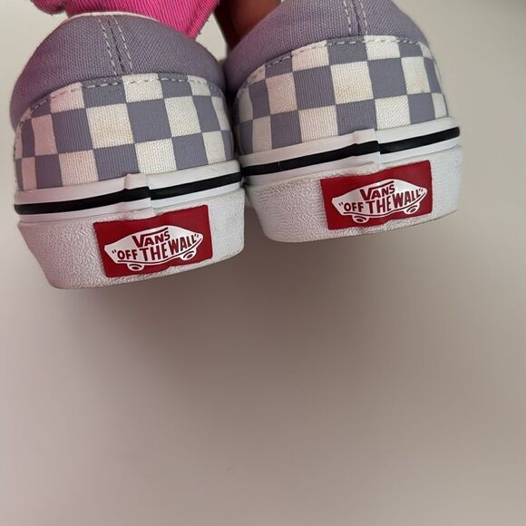 VANS kids Classic Slip-On Checkerboard Shoes EUC - Picture 6 of 6